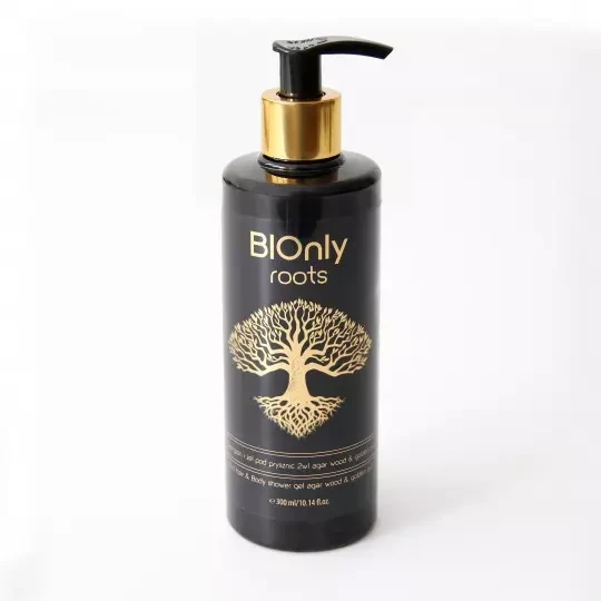 šampon a sprchový gel 2v1 agar wood & golden oud bionly