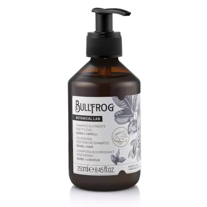 odživující a obnovující šampon bullfrog.webp