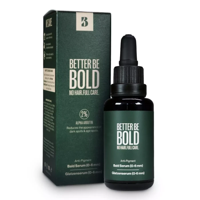 anti-pigment sérum na holou hlavu proti stárnutí a tmavým skvrnám better be bold.webp