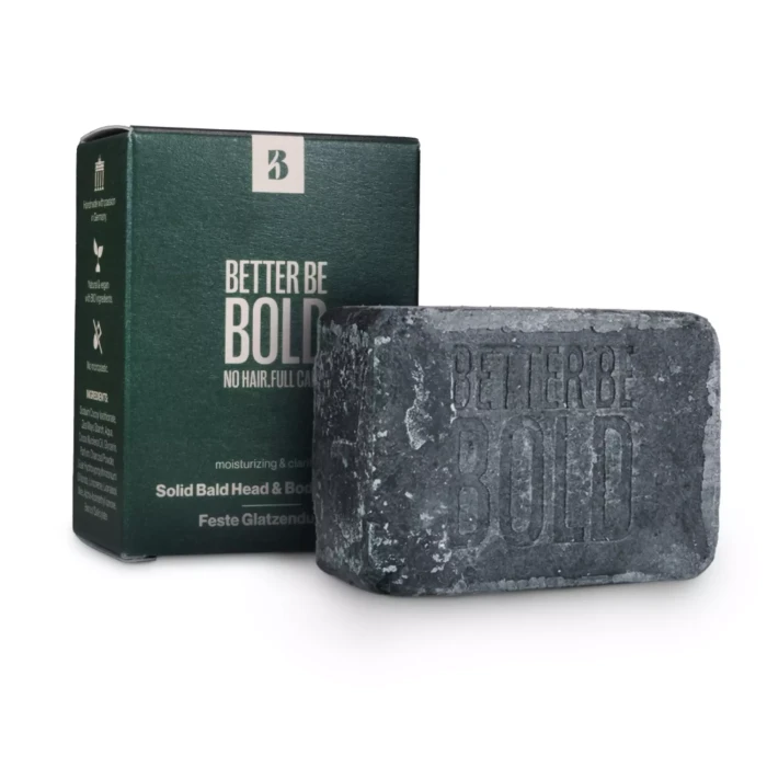 tuhý šampon na oholenou pokožku hlavy better be bold.webp