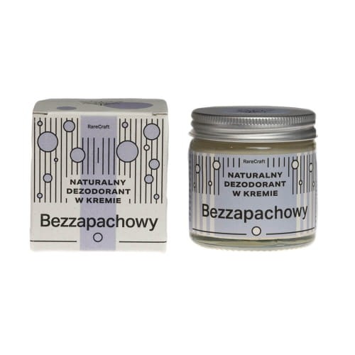 Přírodní krémový deodorant bez vůně RareCraft