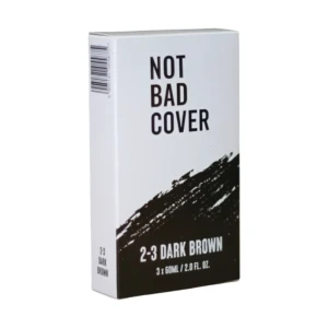 Barva na vlasy a vousy 2-3 Dark Brown - Not Bad Cover - 3 x 60ml