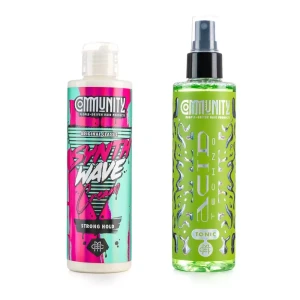 Sada na vlasy s prestylerem a tonikem Community - 2x200ml