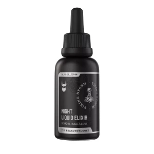 Olej na vousy Night Liquid Elixir Oil Viking Storm - The Beard Struggle - 30ml