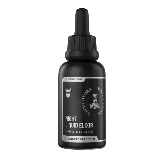 Olej na vousy Night Liquid Elixir Oil Viking Storm The Beard Struggle